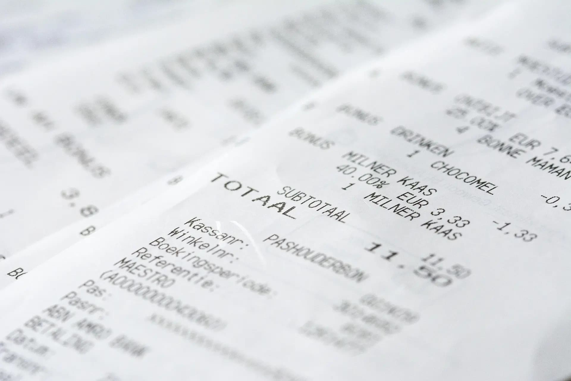 Verified receipt proof of visit